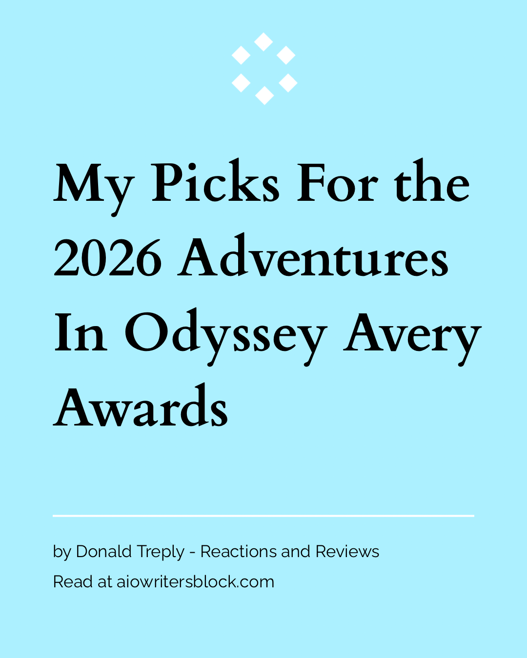 My Picks For the 2026 Adventures In Odyssey Avery Awards